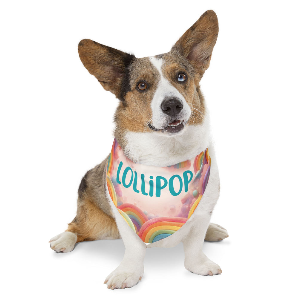 Lollipop Rainbow Pet Bandana