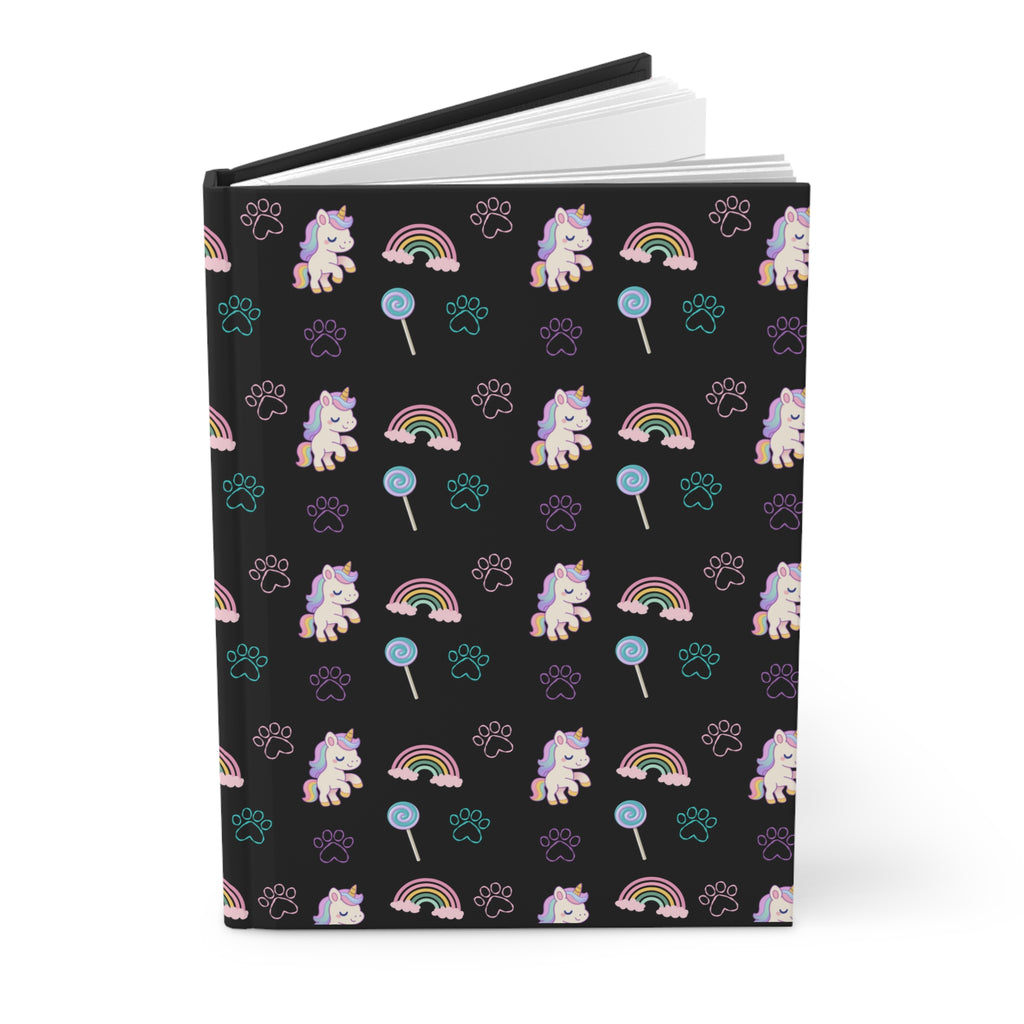 Unicorn & Rainbow Hardcover Journal