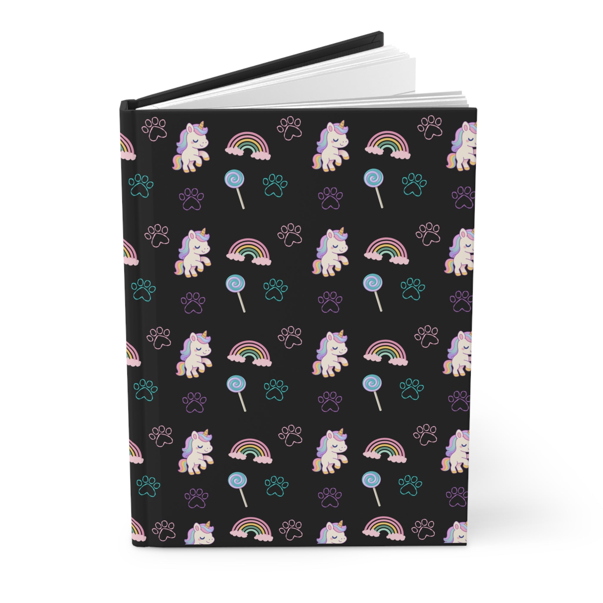 Unicorn & Rainbow Hardcover Journal