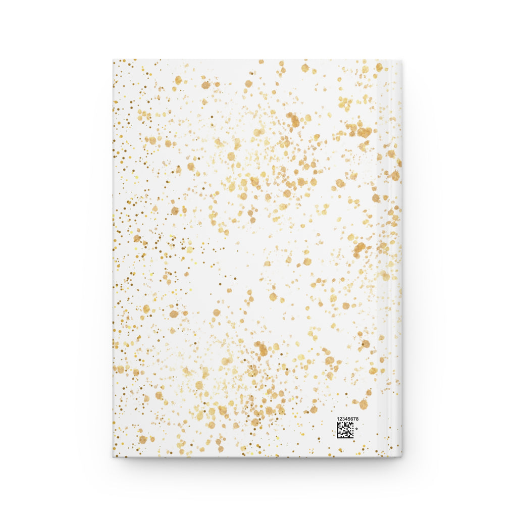 Inspirational Matte Hardcover Journal White & Gold