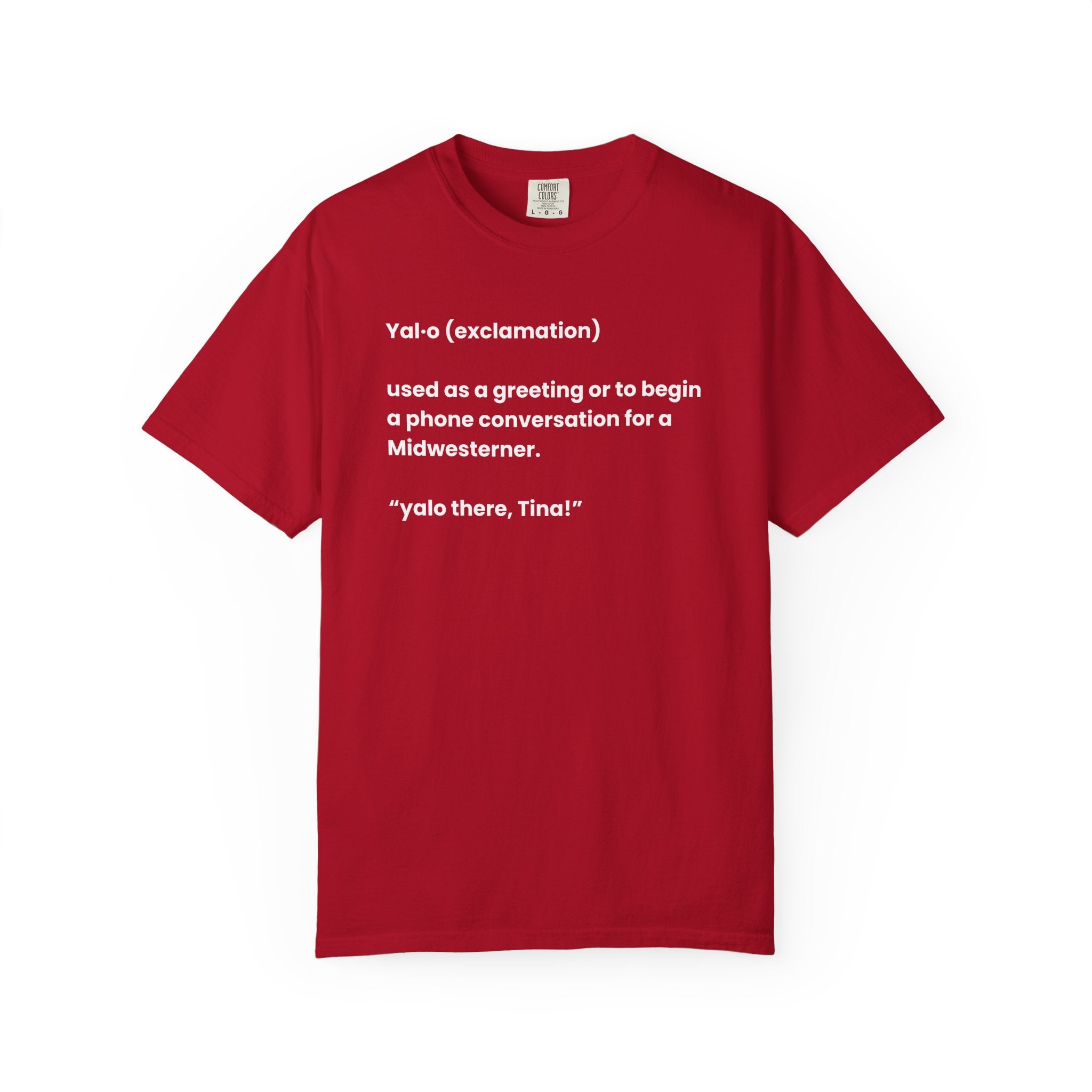 Yalo Midwest Phone Greeting Humor Tee