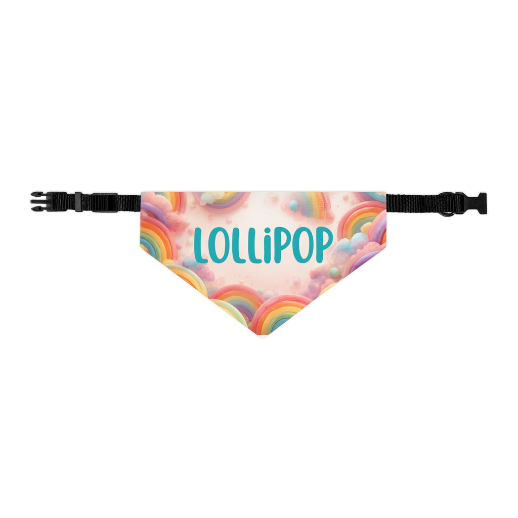 Lollipop Rainbow Pet Bandana