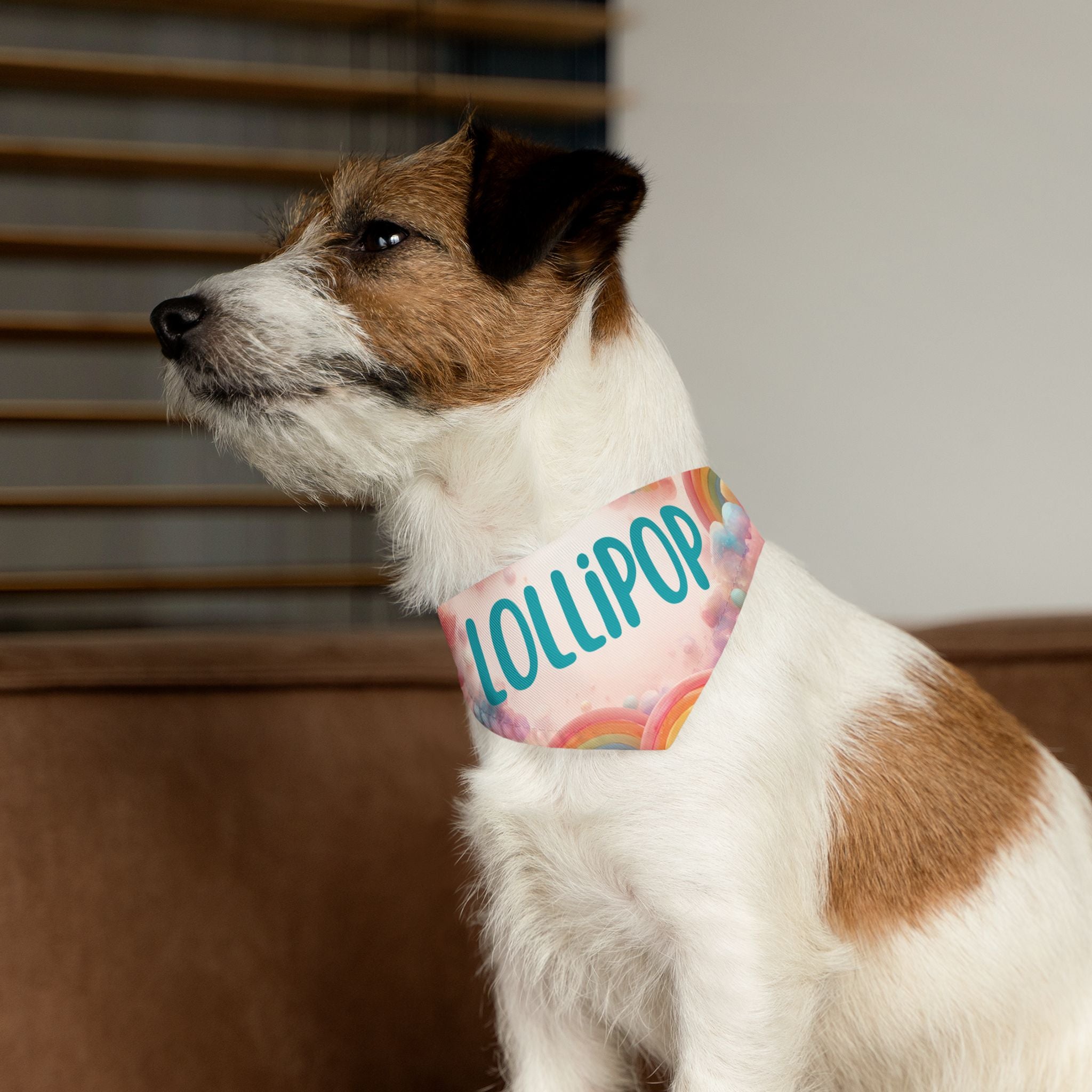 Lollipop Rainbow Pet Bandana