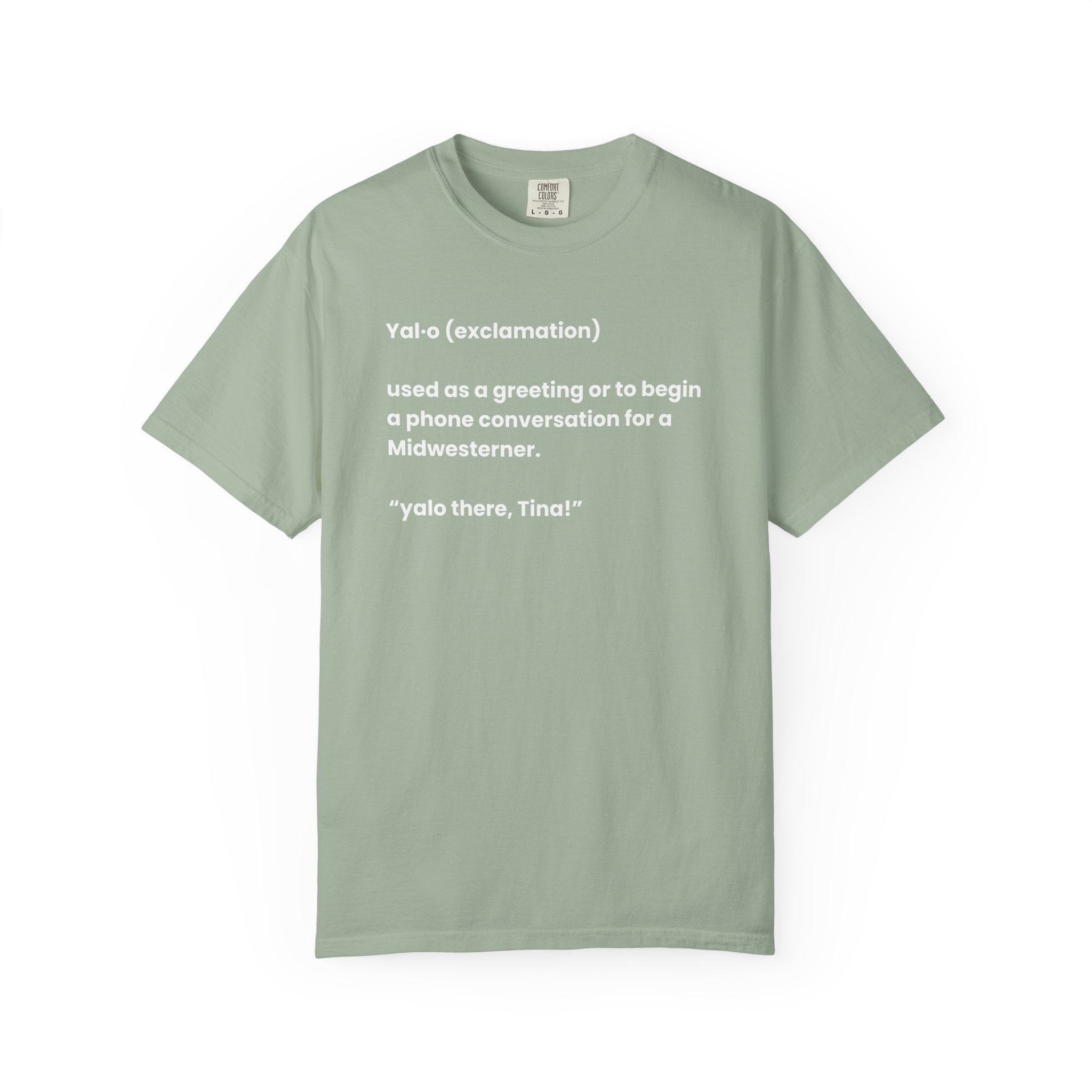 Yalo Midwest Phone Greeting Humor Tee