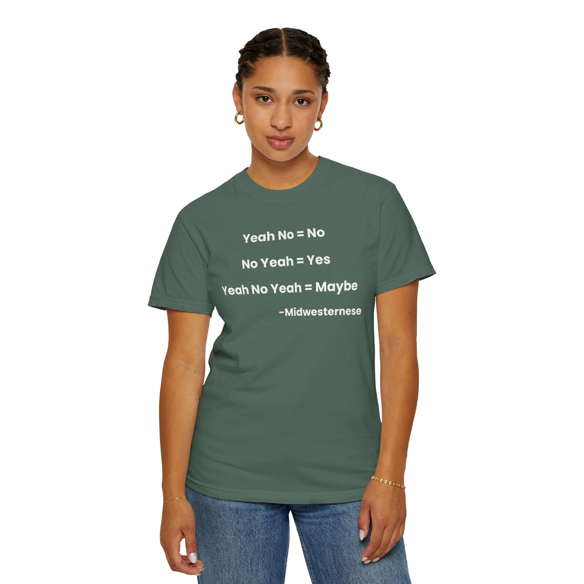 Yeah No Midwesterner Lingo Humor Tee