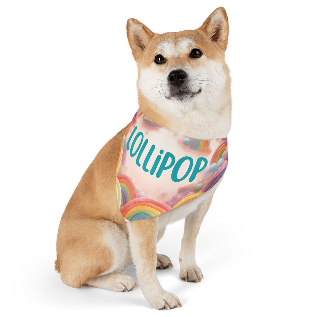 Lollipop Rainbow Pet Bandana