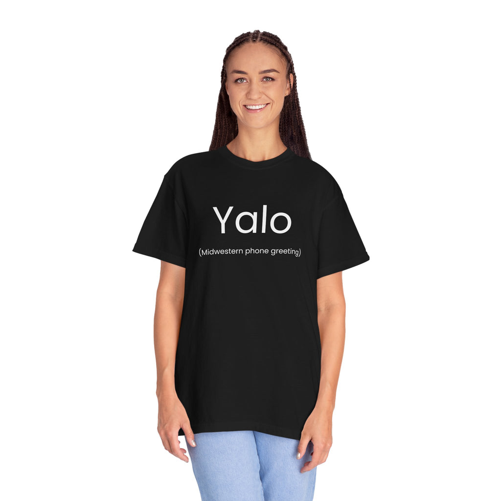 Yalo Midwest Phone Greeting Humor Tee