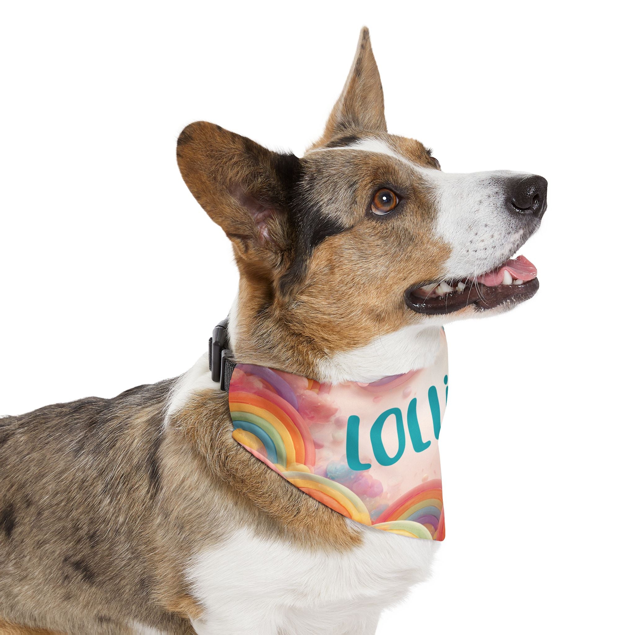 Lollipop Rainbow Pet Bandana