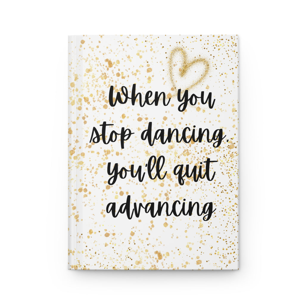 Inspirational Matte Hardcover Journal White & Gold