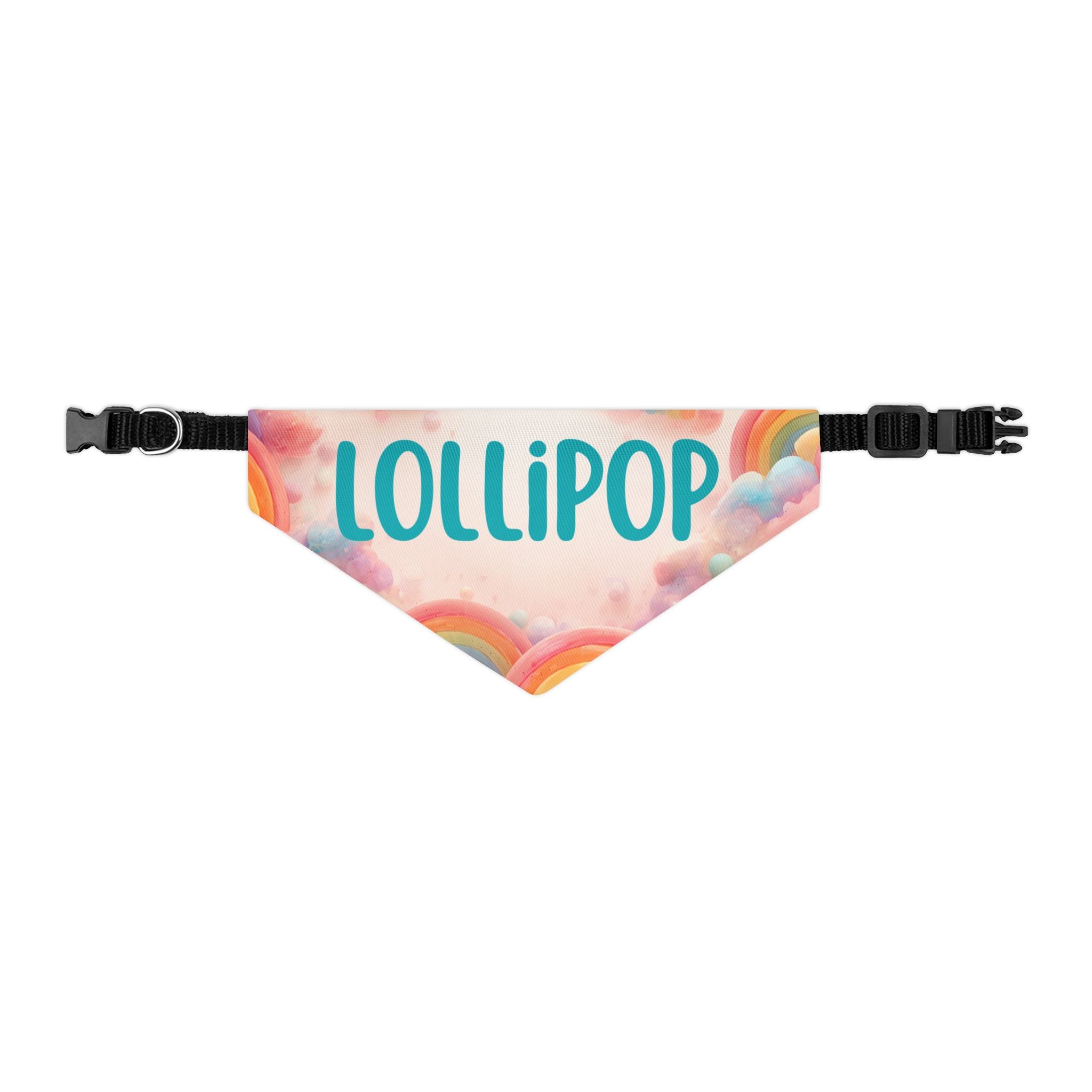 Lollipop Rainbow Pet Bandana