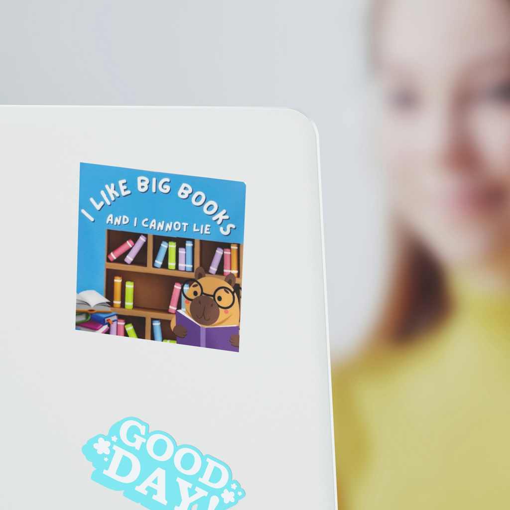 I Like Big Books Sticker (Capybara)